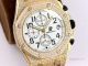Best Replica Audemars Piguet Royal Oak White Dial Yellow Gold Diamond Watch (3)_th.jpg